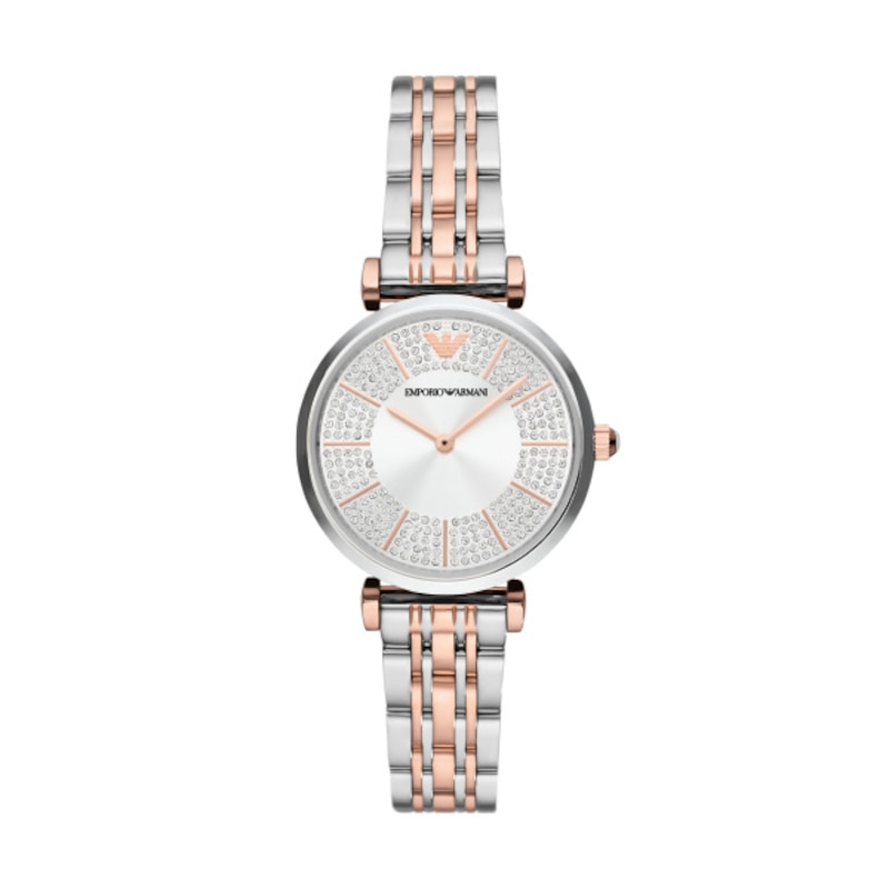 Emporio Armani Ladies' Two Tone Steel Bracelet Watch
