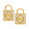 Thumbnail Image 2 of Michael Kors Gold-Tone Cubic Zirconia Padlock Stud Earrings