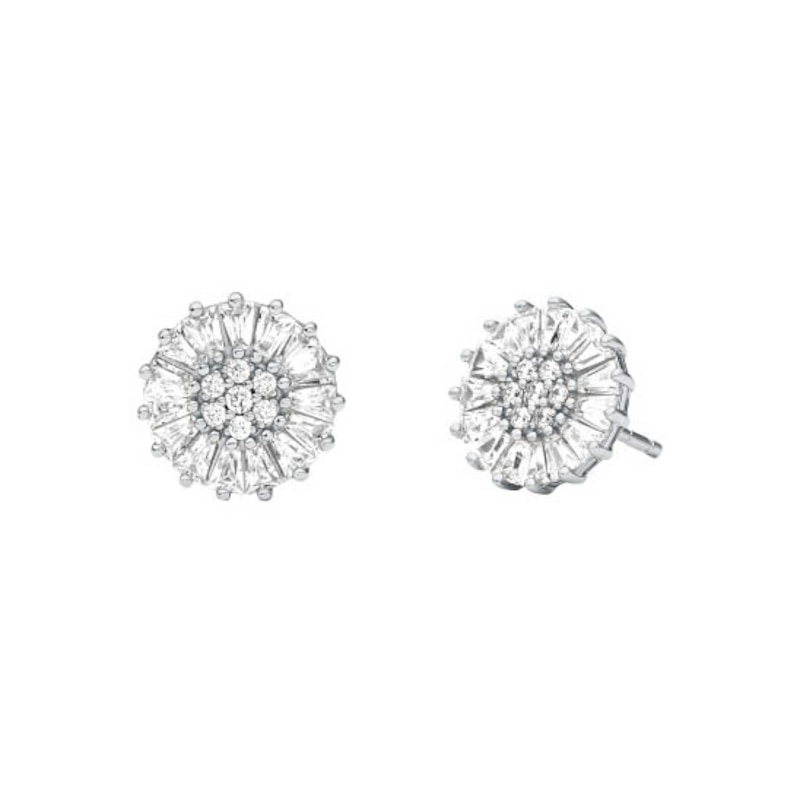 Michael Kors Sterling Silver Cubic Zirconia Stud Earrings