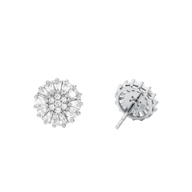 Michael Kors Sterling Silver Cubic Zirconia Stud Earrings