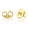 Thumbnail Image 1 of 9ct Yellow Gold 0.10ct Diamond Twist Heart Earrings
