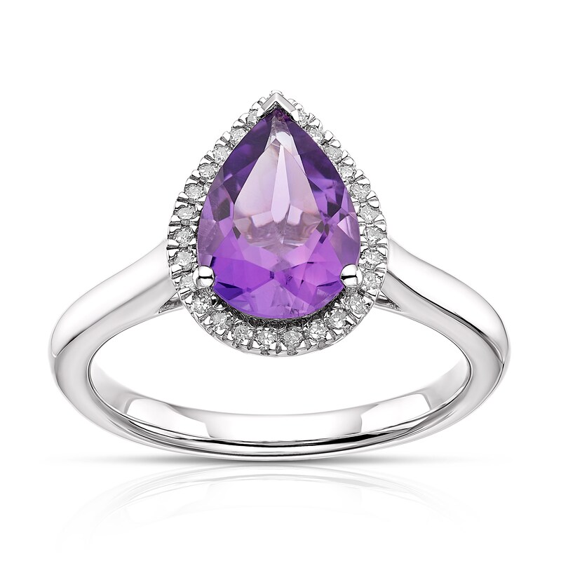 Diamond Pear Cut Ring