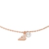 Thumbnail Image 1 of Emporio Armani Rose Gold-Tone 7 Inch Cubic Zirconia Charm Bracelet