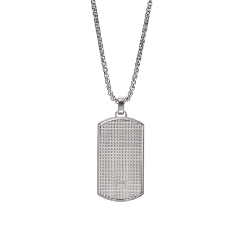 Emporio Armani Men's Stainless Steel Dog Tag Necklace