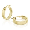 Thumbnail Image 0 of 9ct Yellow Gold Flat Hoop Earrings