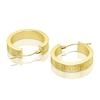 Thumbnail Image 1 of 9ct Yellow Gold Greek Key Hoop Earrings