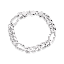Men's Sterling Silver Figaro Chain Bracelet