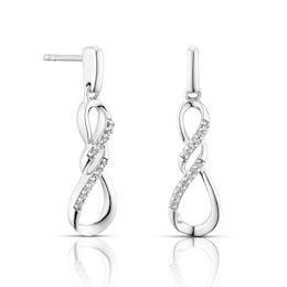 Diamond Drop Earrings