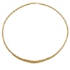Thumbnail Image 0 of 9ct Yellow Gold 17.75 Inch Graduated Spiga Chain