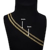 Thumbnail Image 1 of 9ct Yellow Gold 17.75 Inch Graduated Spiga Chain