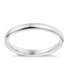 Thumbnail Image 0 of 9ct White Gold 2mm Extra Heavyweight Court Ring