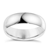 Thumbnail Image 0 of 18ct White Gold 6mm Extra Heavyweight D Shape Ring