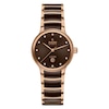 Thumbnail Image 0 of Rado Centrix Ladies' Brown & Rose Gold-Tone Bracelet Watch