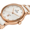 Thumbnail Image 1 of Rado Centrix Ladies' Rose Gold Tone & White Bracelet Watch