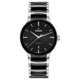 Rado Centrix Stainless Steel & Ceramic Bracelet Watch