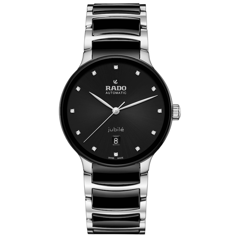 Rado Centrix Diamond Stainless Steel & Ceramic Watch