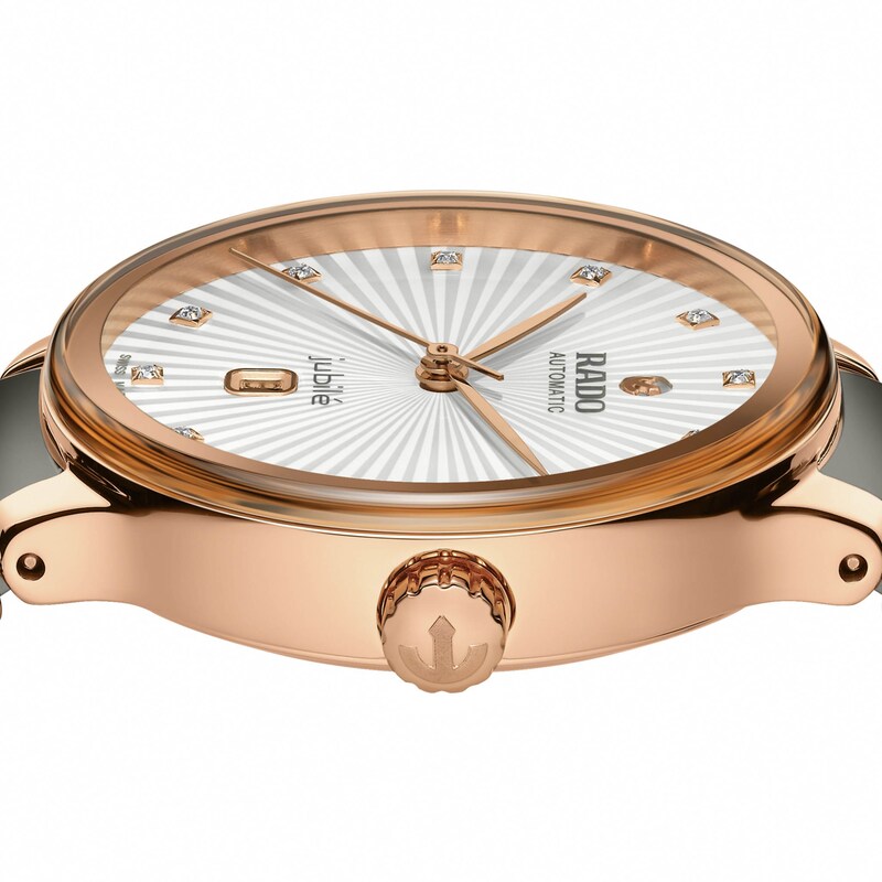 Rado Centrix Ladies' Brown Ceramic & Steel Bracelet Watch