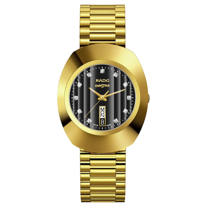 Rado Diastar Diamond Gold-Tone Bracelet Watch