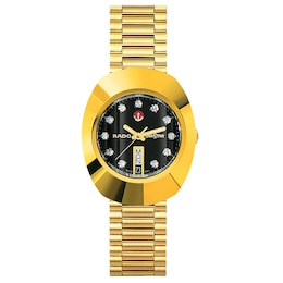 Rado Diastar Diamond Gold Tone Bracelet Watch