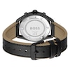 Thumbnail Image 2 of BOSS Center Court Men's Black Leather Strap Watch