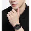 Thumbnail Image 3 of BOSS Center Court Men's Black Leather Strap Watch