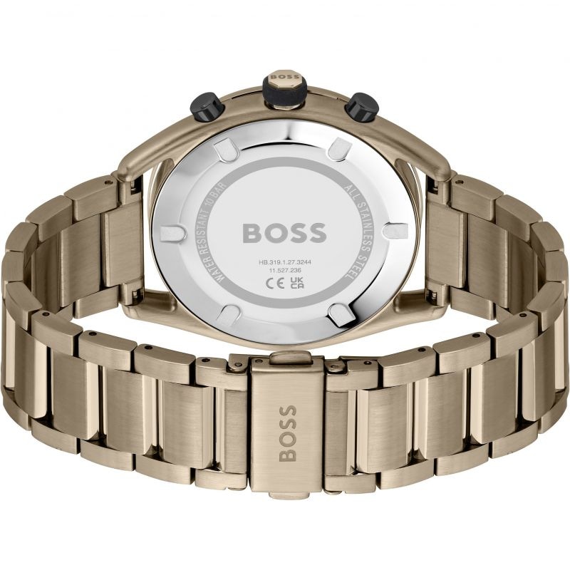 BOSS Center Court Men's Bronze-Tone Bracelet Watch