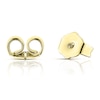 Thumbnail Image 1 of 9ct Yellow Gold Cultured Freshwater Pearl & Diamond Earrings