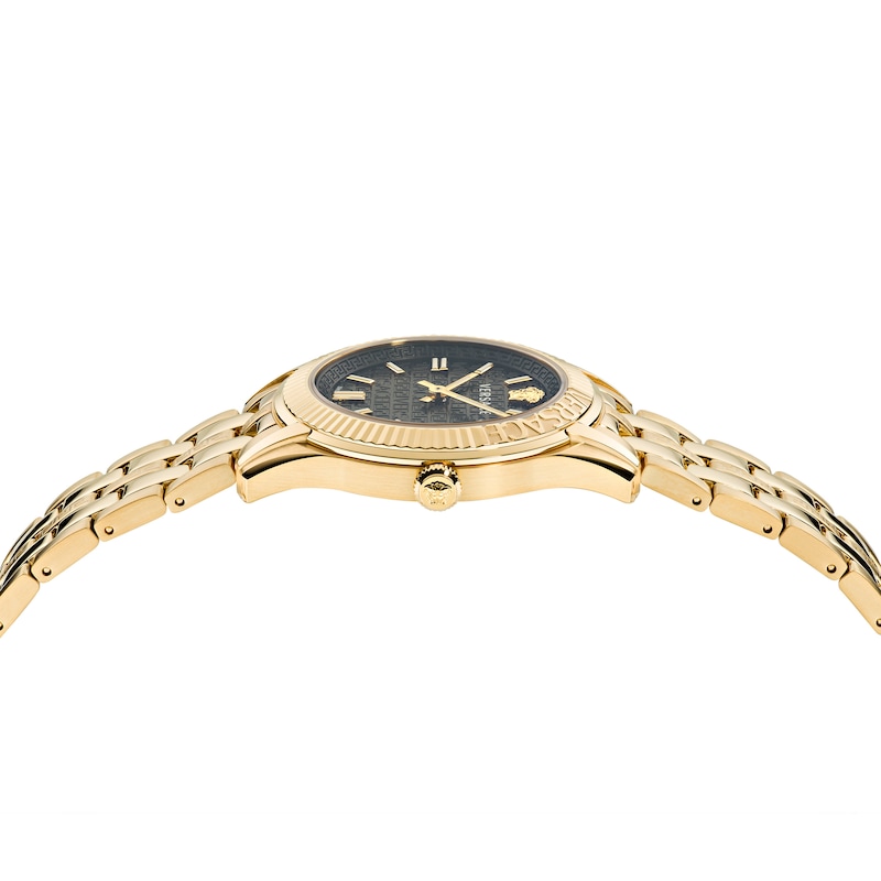 Versace Greca Time Ladies' Gold-Tone Bracelet Watch