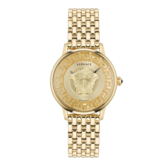 Versace Medusa Ladies’ Gold Tone Bracelet Watch
