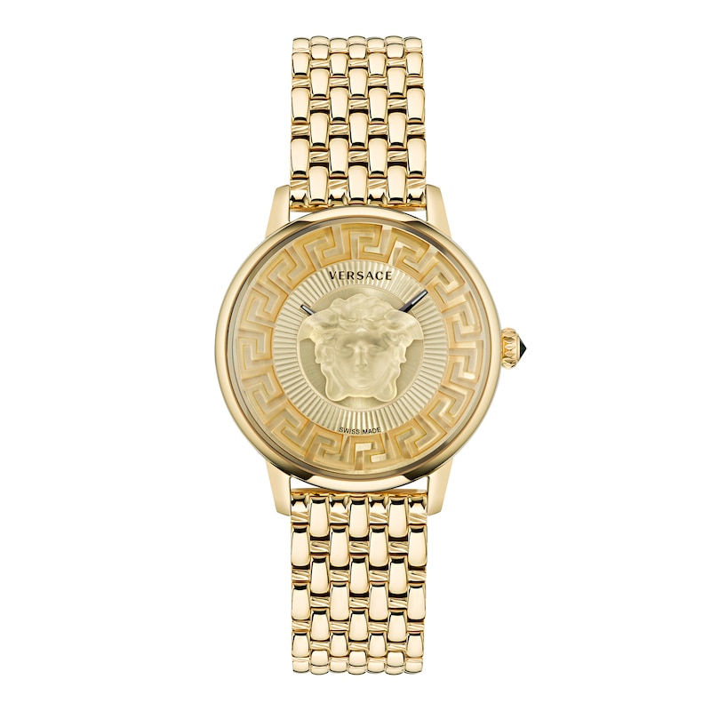 Versace Medusa Ladies' Gold-Tone Bracelet Watch