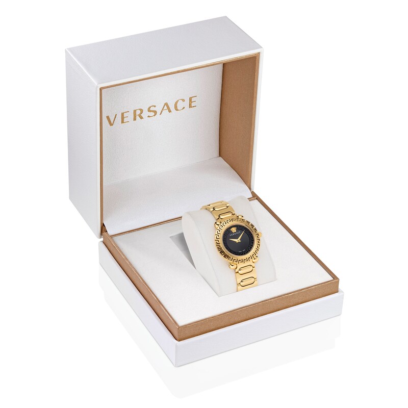 Main Image 4 of Versace Greca Time Ladies' Gold Tone Bracelet Watch