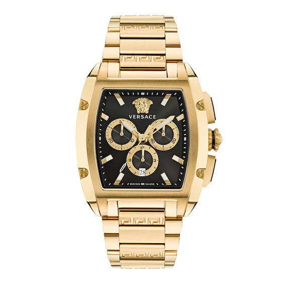 Versace Domnius Men’s Gold Tone Bracelet Watch