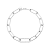Thumbnail Image 0 of Lauren Ralph Lauren Sterling Silver 7 Inch Pave Set Crystal Chain Bracelet