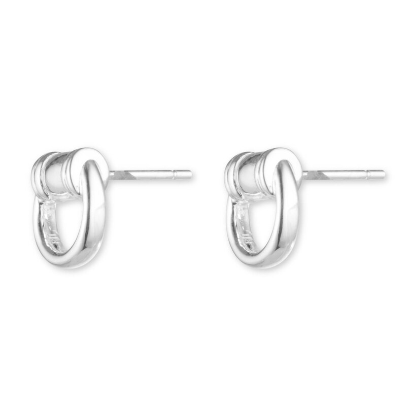 Main Image 1 of Lauren Ralph Lauren Sterling Silver Horse Bit Stud Earrings