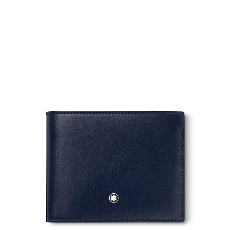 Main Image 1 of Montblanc Meisterstück Blue Leather 6CC Card Holder