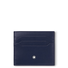 Montblanc Meisterstück Soft Blue Leather 6CC Card Holder