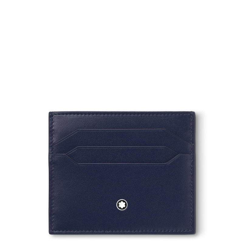 Main Image 1 of Montblanc Meisterstück Soft Blue Leather 6CC Card Holder
