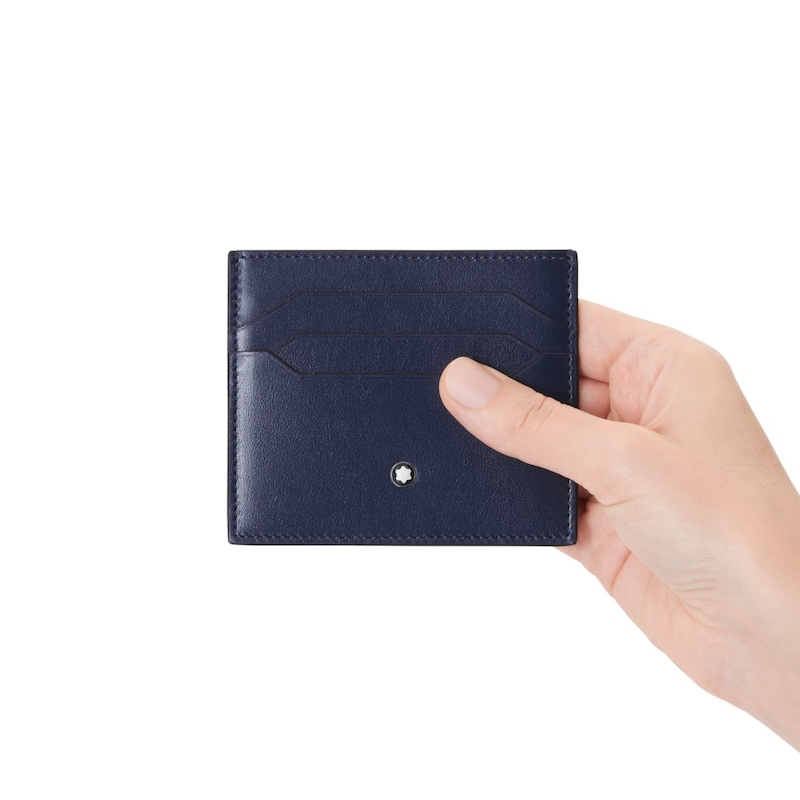 Main Image 3 of Montblanc Meisterstück Soft Blue Leather 6CC Card Holder