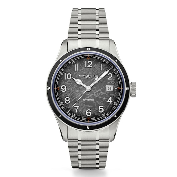 Men's Montblanc 1858 Automatic 0 Oxygen The 8000 Bracelet Watch