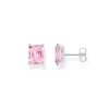 Thumbnail Image 1 of Thomas Sabo Heritage Silver Pink Zirconia Stud Earrings