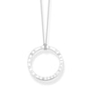 Thumbnail Image 1 of Thomas Sabo Silver White Zirconia Circle Necklace