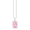 Thumbnail Image 0 of Thomas Sabo Heritage Silver Pink Zirconia Necklace