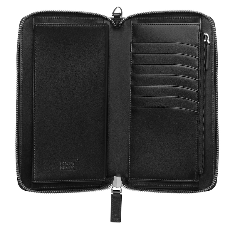 Main Image 2 of Montblanc Meisterstück Black Leather Travel Wallet