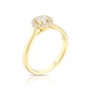 Thumbnail Image 1 of Origin 18ct Yellow Gold 0.40ct Diamond Round Cut Halo Ring