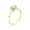 Thumbnail Image 1 of Origin 18ct Yellow Gold 0.66ct Diamond Round Cut Halo Ring