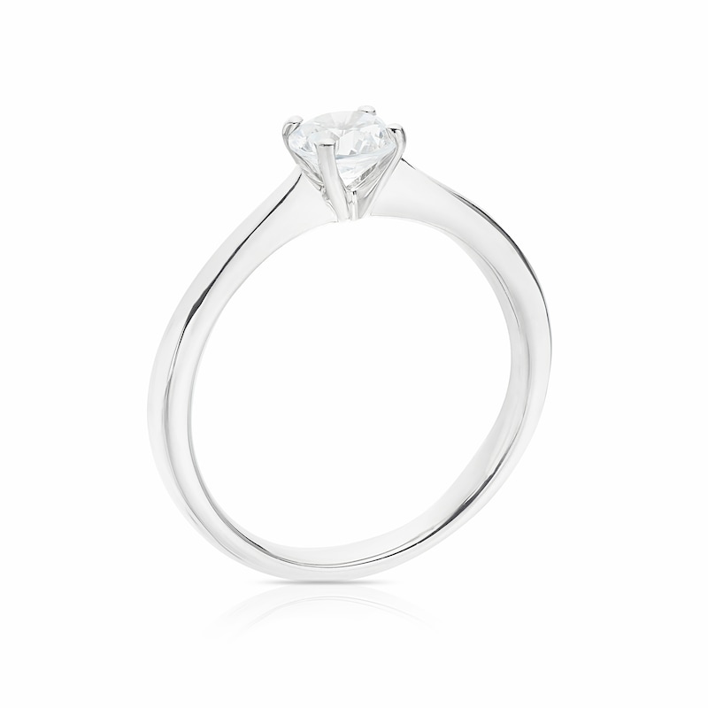 Origin Platinum 0.50ct Diamond Four Claw Solitaire Ring