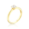 Thumbnail Image 1 of Origin 18ct Yellow Gold 0.50ct Diamond Four Claw Solitaire Ring