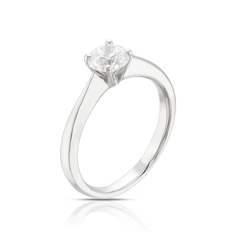 Main Image 2 of Origin Platinum 0.70ct Diamond Four Claw Solitaire Ring