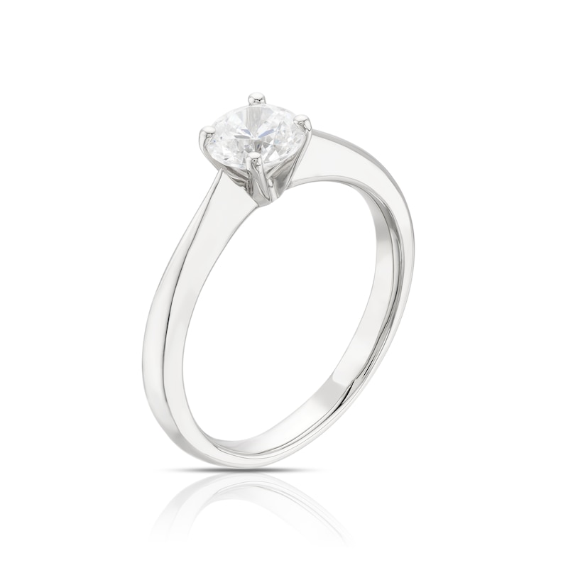 Origin Platinum 0.70ct Diamond Four Claw Solitaire Ring