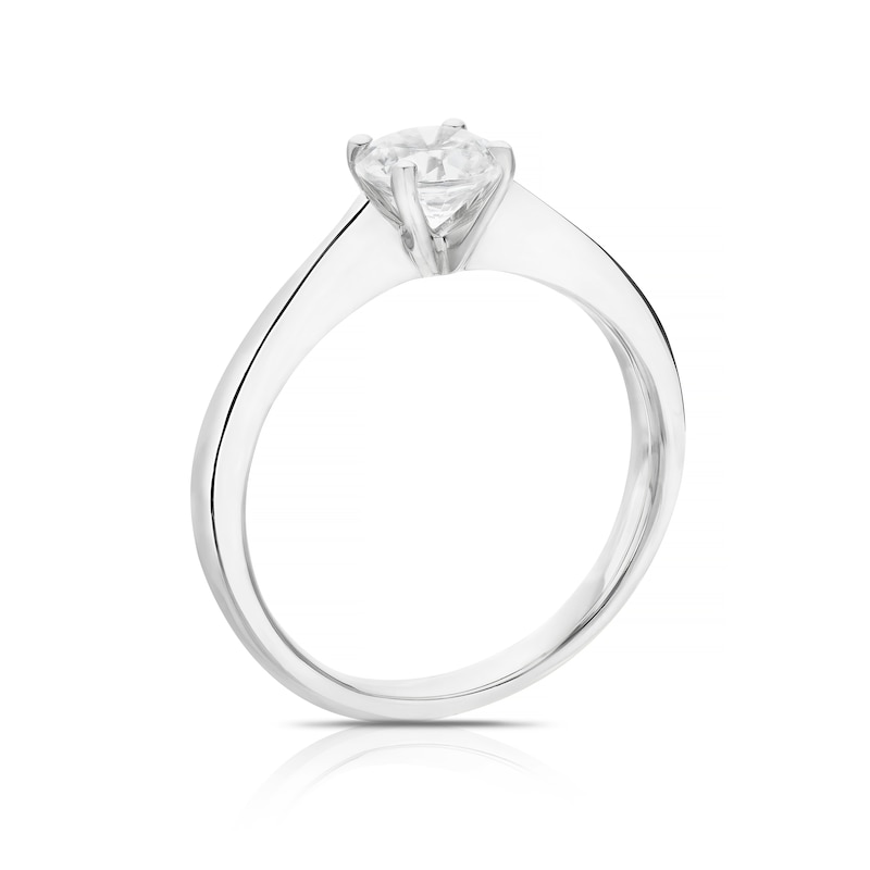 Main Image 3 of Origin Platinum 0.70ct Diamond Four Claw Solitaire Ring